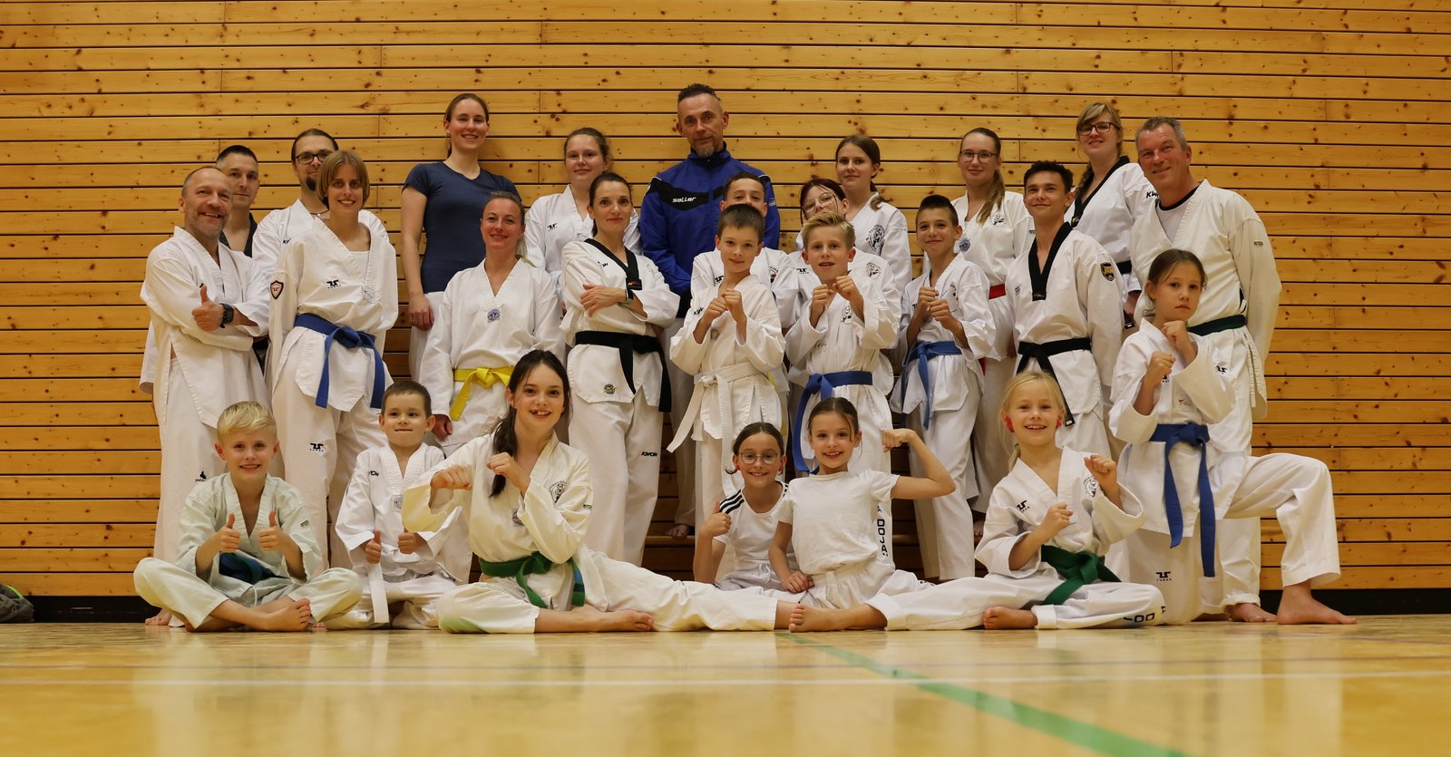 Teilnehmende des Trainingslagers 2023 in Blossin